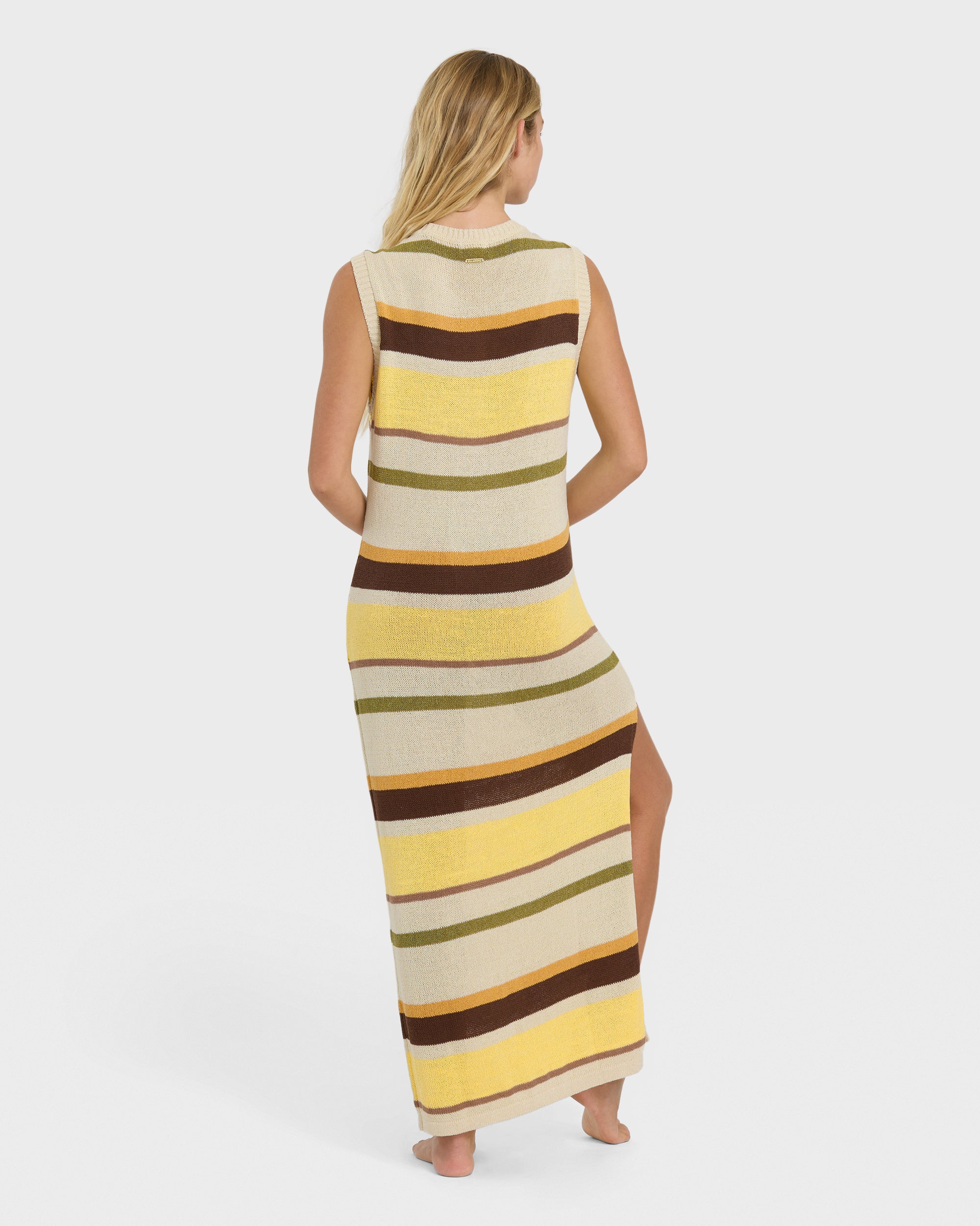 Those Days Knit Midi Dress - White Cap