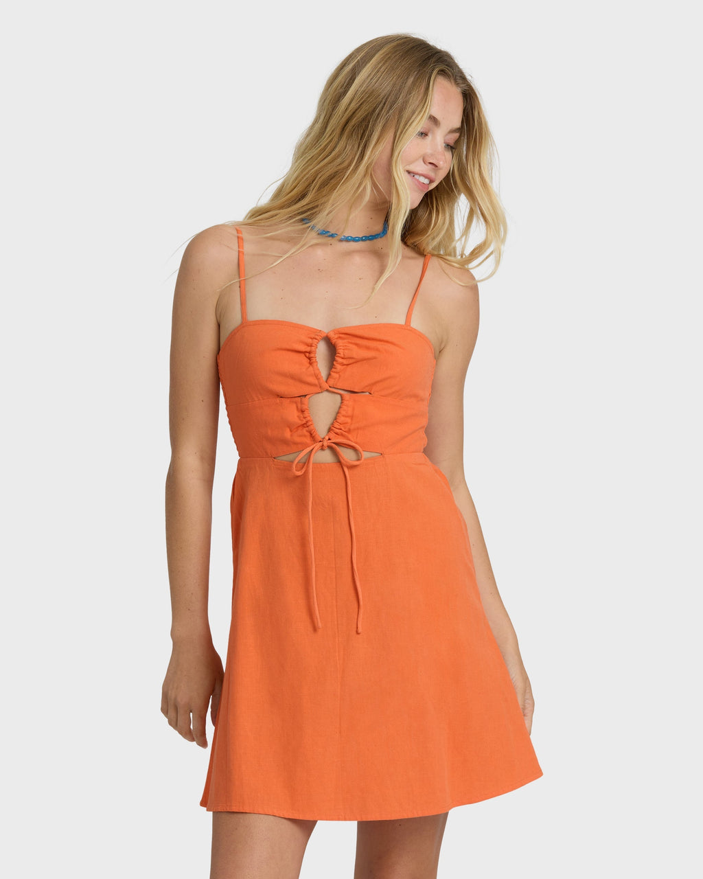 Lima Mini Dress - Saffron
