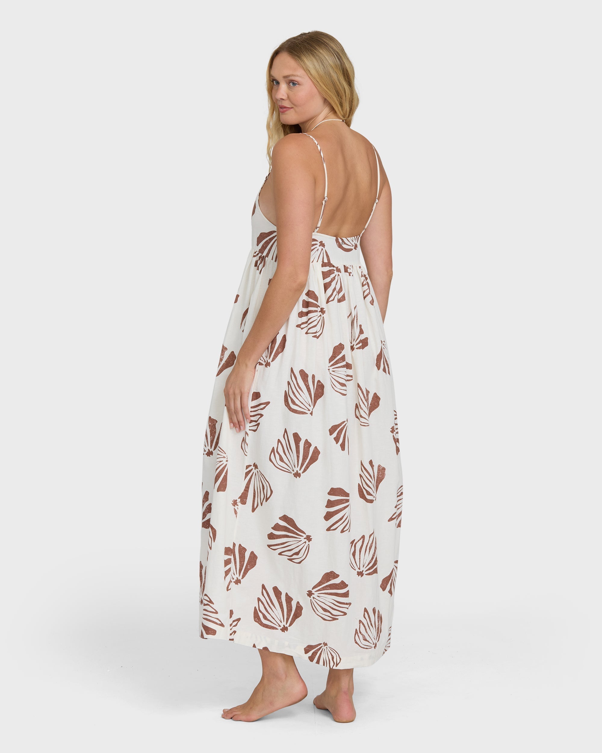 Undone Maxi Cover-Up Dress - Salt Crystal
