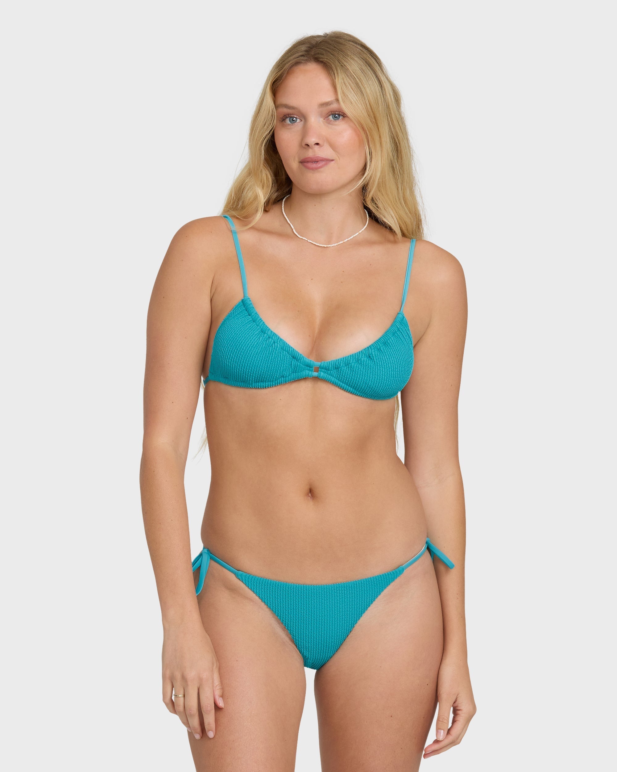 Summer Hi Teagan Bralette Bikini Top - Bright Marine