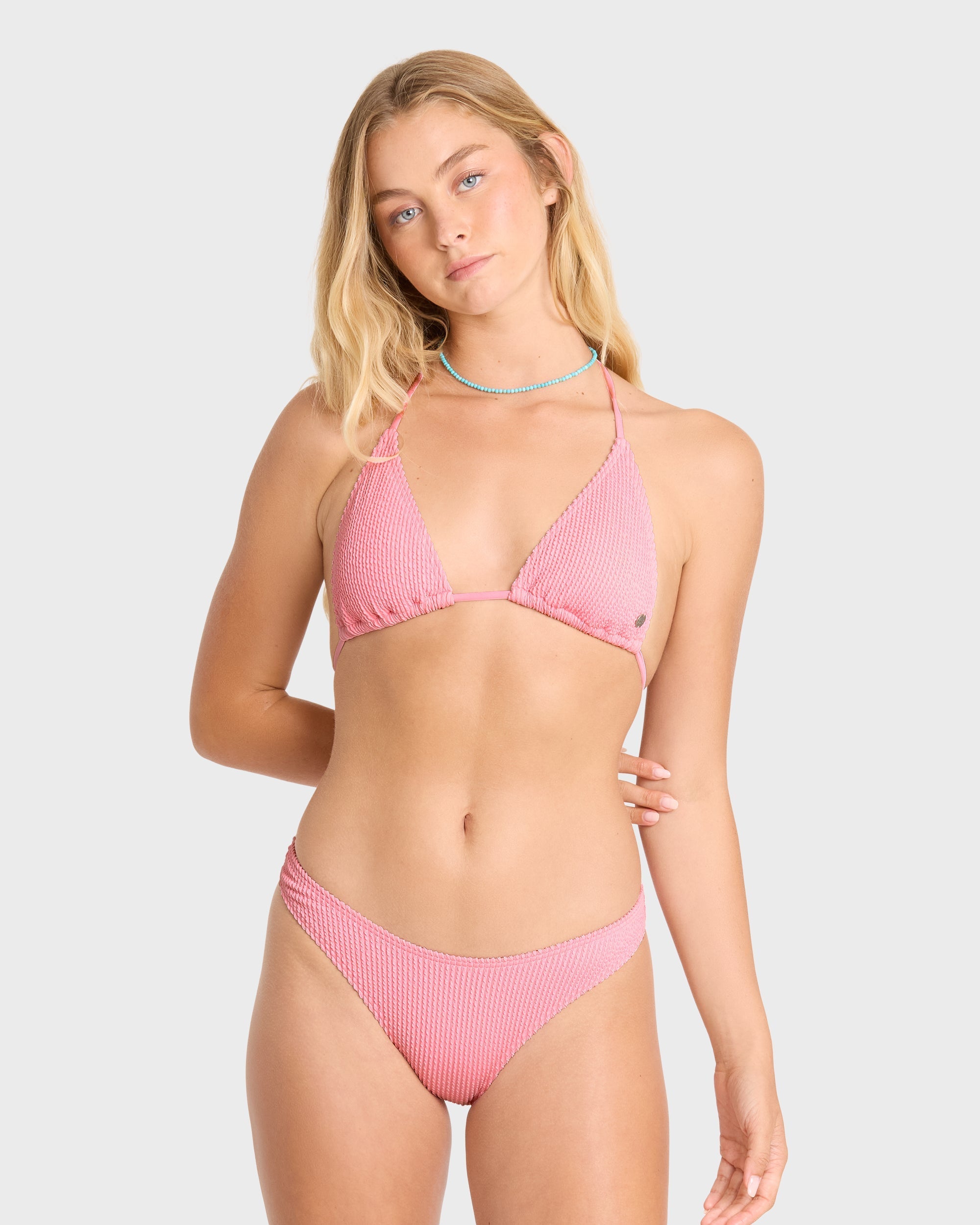Summer Hi Hike Medium Bikini Bottoms - Pink Sand