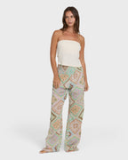 New Waves 2 Printed Pants - Cactus