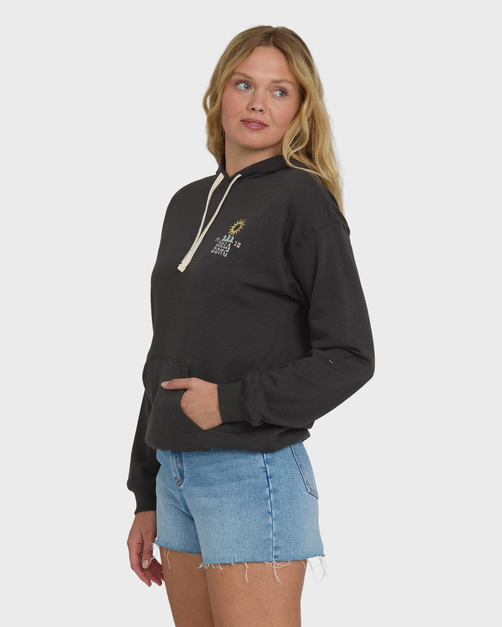 Before Times Pullover Hoodie - Off Black