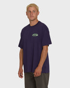 Bad Dog Tonedawg OG Short Sleeve Knit T-Shirt - Purple Velvet