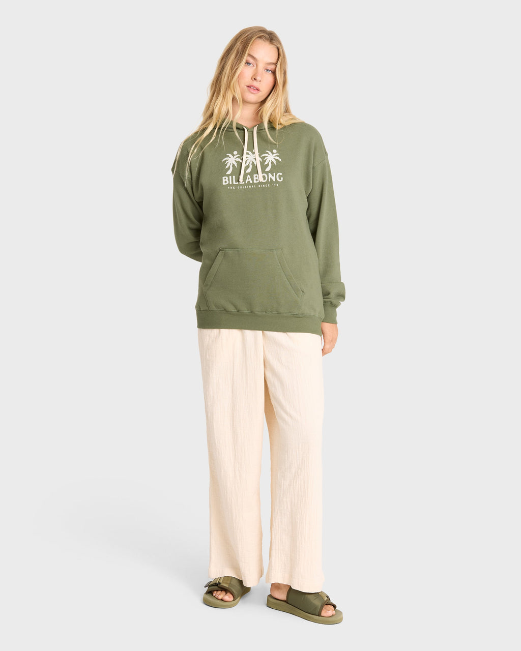 Far From Shore Pullover Hoodie - Canteen